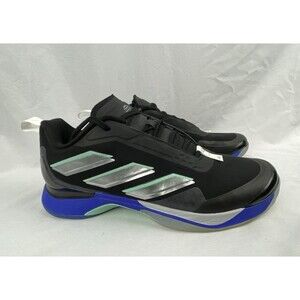 ADIDAS Sneakers Womens 8.5 Avacourt Tennis Pickleball Athletic Shoe Black Silver